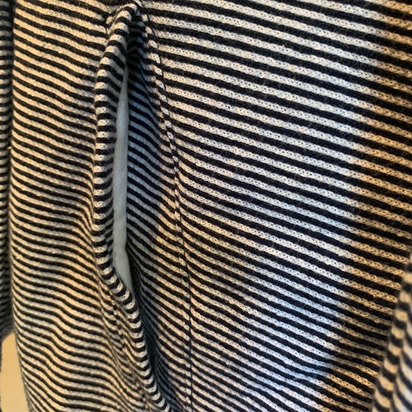 Roxy The Cuddle Hooded Jacket Striped Nautical Peacoat size XL - Picture 7 of 11